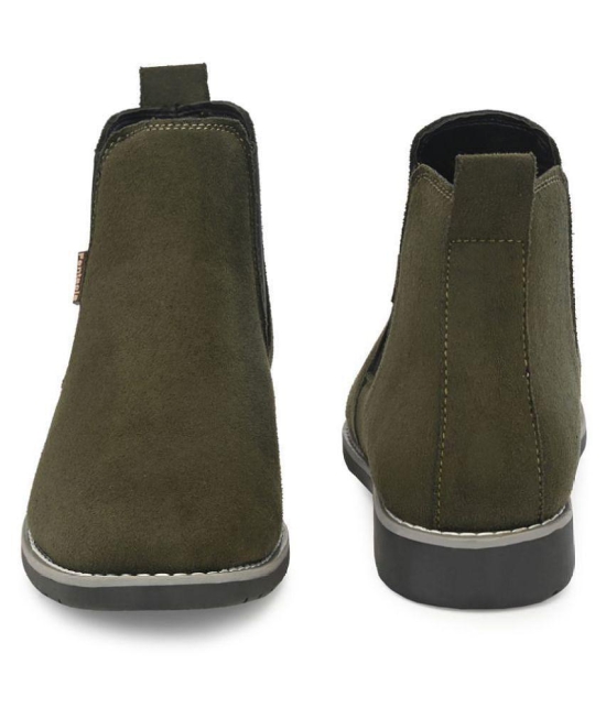 Fentacia - Olive Men's Boots - 7