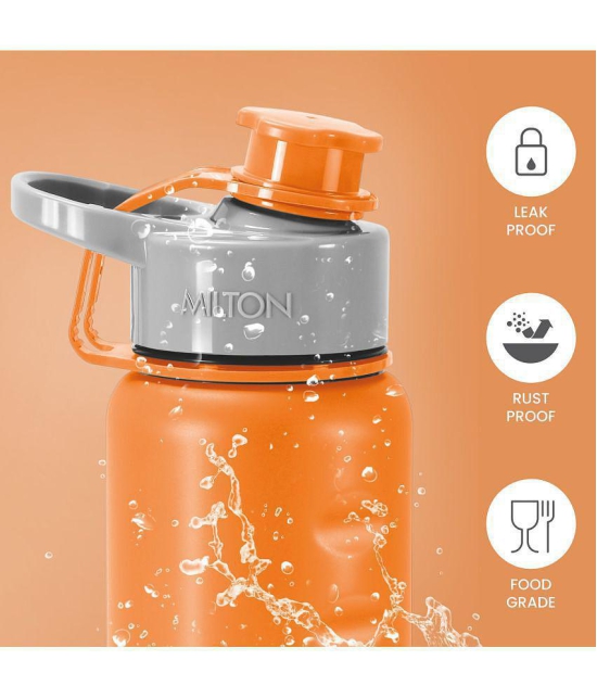 Milton Gripper 1000 Stainless Steel Water Bottle, 920 ml, Orange - Orange