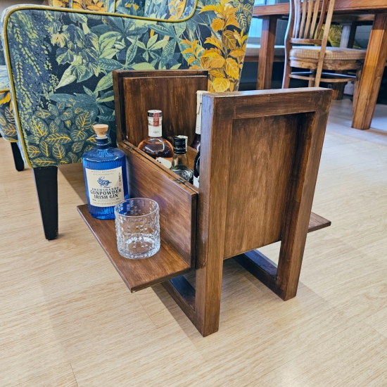 Side Table With Mini Bar