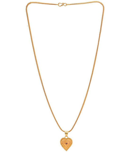 Jewar Mandi - Golden Pendant ( Pack of 1 ) - Golden