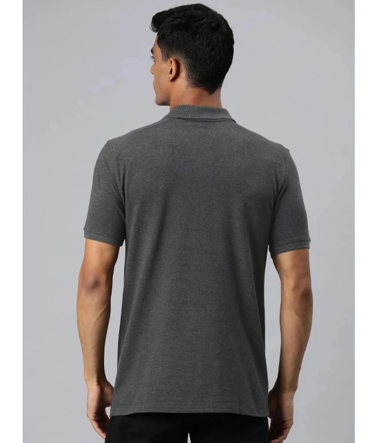 Alcis Grey Melange Cotton Regular Fit Mens Sports T-Shirt ( Pack of 1 ) - None