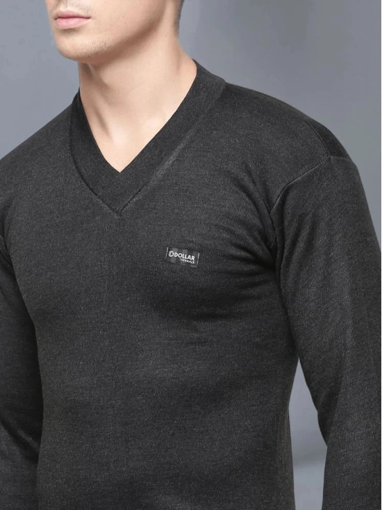 Dollar Pack of 1 Cotton Blend Mens Thermal Sets ( Black ) - None