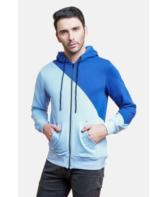 NUEVOSPORTA - Blue Cotton Blend Regular Fit Mens Casual Jacket ( Pack of 1 ) - None