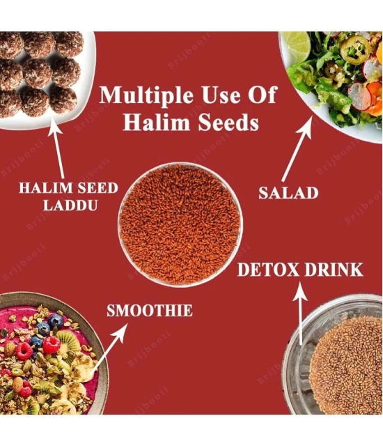 BrijBooti Organic Halim Seeds - 400 gm | Garden Cress Seeds | Immunity Booster Superfood