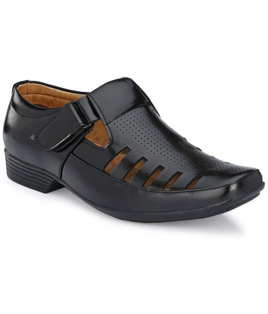 Shoevik - Black Men's Sandals - None