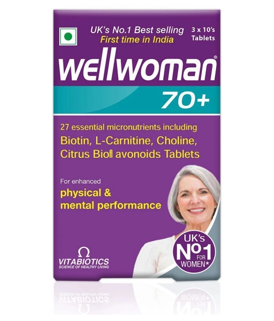 Wellwoman 70+ health supplements 30 no.s Multivitamins Tablets