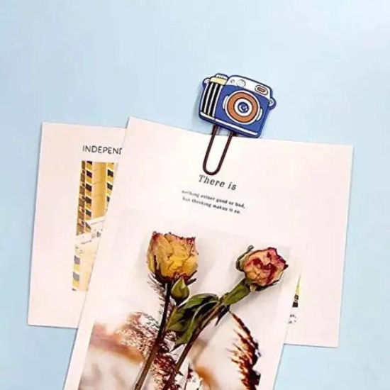 Bookmark & Paper Pins - Camera