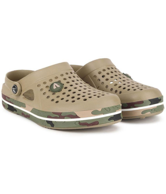 Aqualite - Khaki Men's Clogs - None