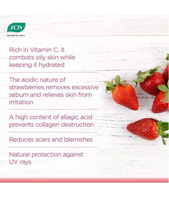 Joy Skin Fruits Oil Removal Fruit Infused Strawberry Face Wash 200ml, (Pack of 2 X100ml)