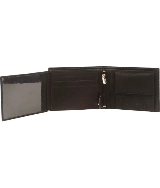 samtroh - PU BLACK Mens Regular Wallet ( Pack of 1 ) - Black