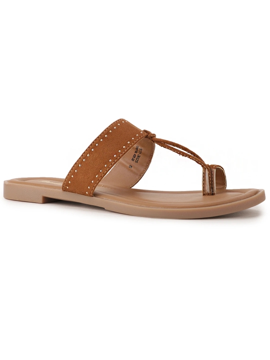 Bata Tan Chappal For Women TAN size 4