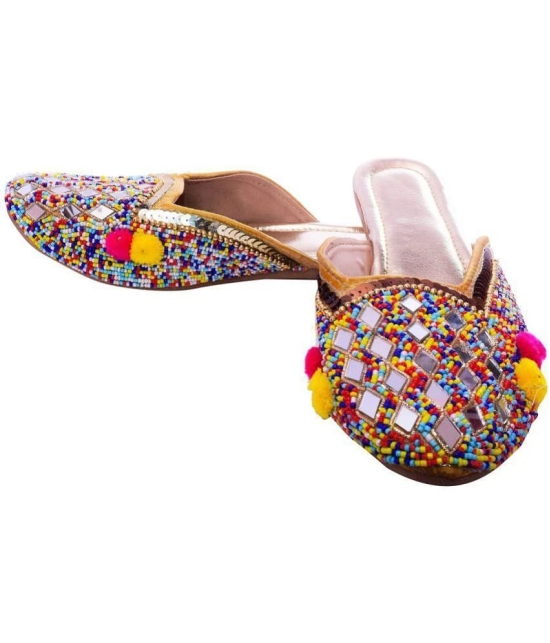 Apratim Multi Color Ethnic Footwear - None