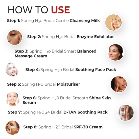 SPRING H2O Bridal Facial Kit - Glowing & Shining Skin