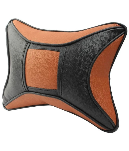 Auto Hub Neck Cushions Set of 2 Brown