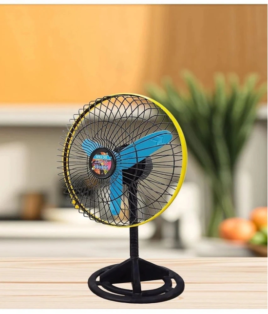 Portable Cooling Fan run with Solar Panel or any 12 to 24 Volt Battery ( Multicolor ).