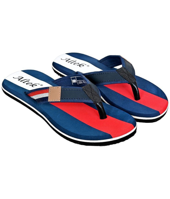 Altek - Navy Mens Thong Flip Flop - None