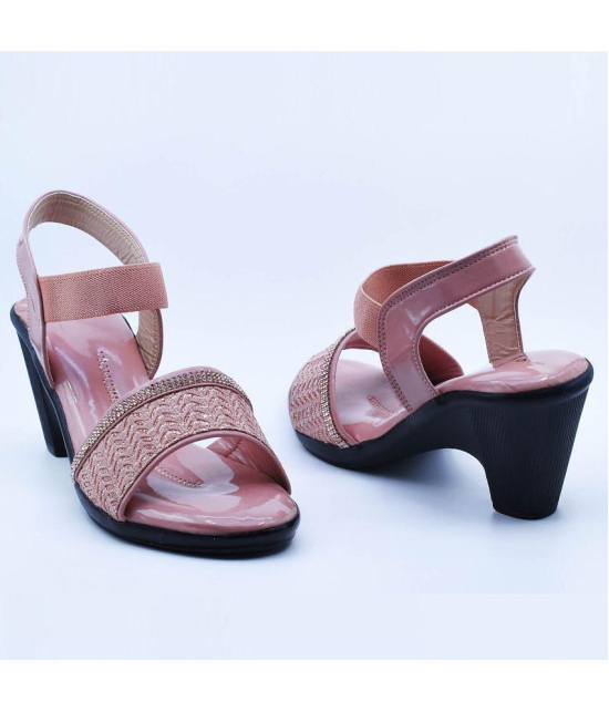 Dream Makers - Pink Women''s Sandal Heels - None