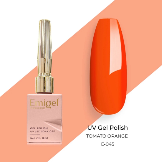 Emigel - UV Gel Polish - TOMATO ORANGE  - E045