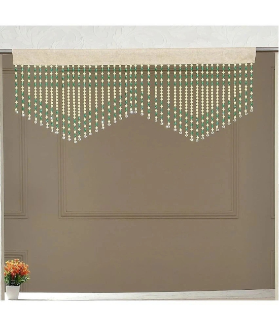 Smart Traders Single Door Beaded String Curtain - Green