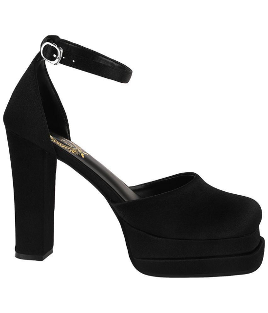 Shoetopia - Black Women''s Sandal Heels - None