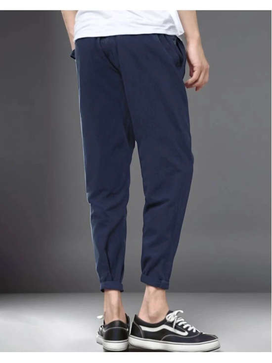 Septem Navy Polyester Mens Sports Trackpants ( Pack of 1 ) - None