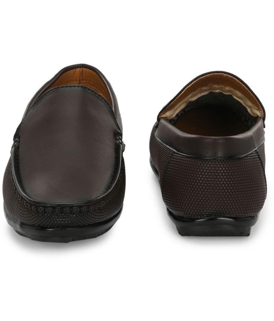 ShoeRise Brown Men's Slip on - 8