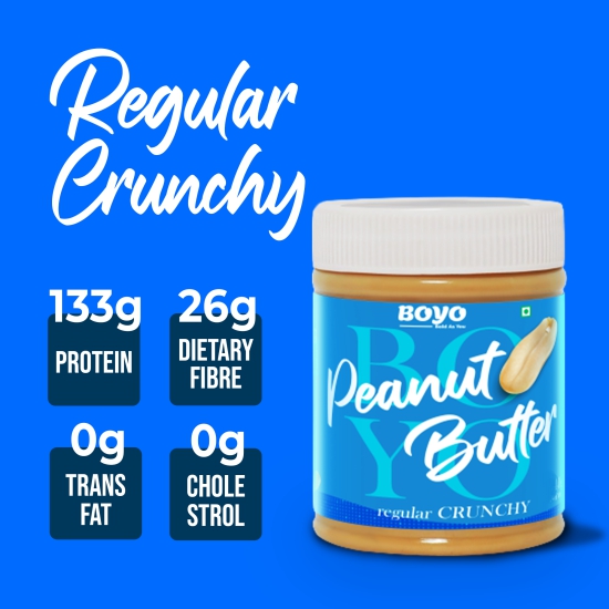 Peanut Butter Regular Crunchy flavor - 510gm