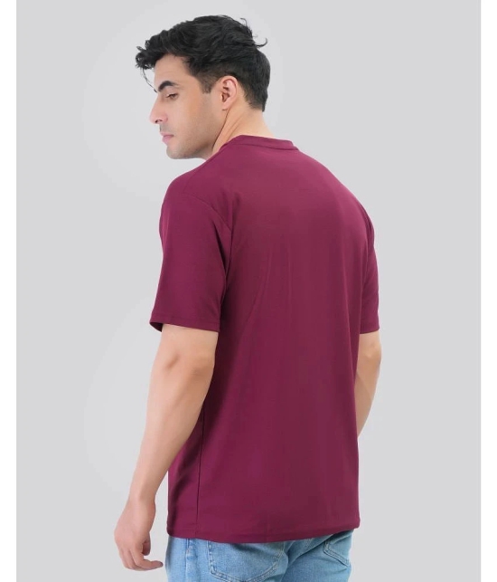 Forbro Maroon Cotton Regular Fit Mens Sports T-Shirt ( Pack of 1 ) - None