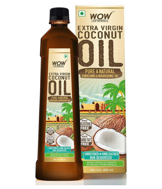 WOW Life Science Extra Virgin Coconut Oil - 400mL