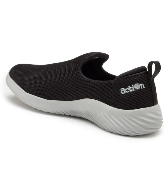 Action - Black Mens Sports Running Shoes - None