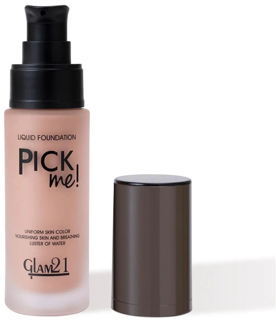 Glam21 Pick Me! Matte Foundation for Non-sticky Instant Spotless Glow Long Stay 40gm Custard-03