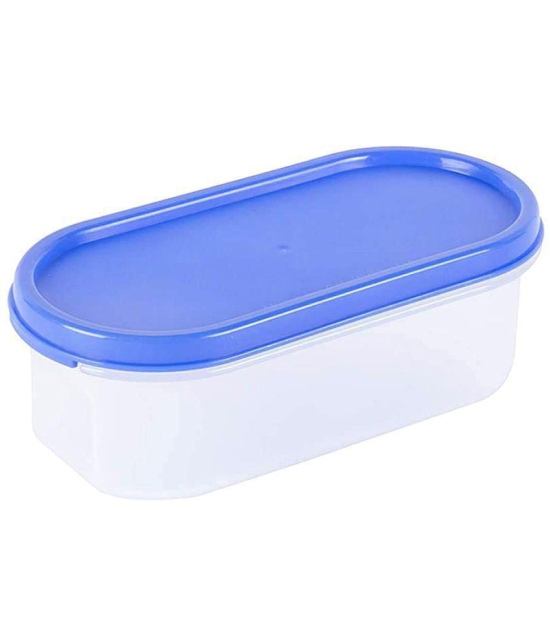 HOMETALES Plastic Multi-Purpose Food Container, 500ml (2U) - Navy Blue