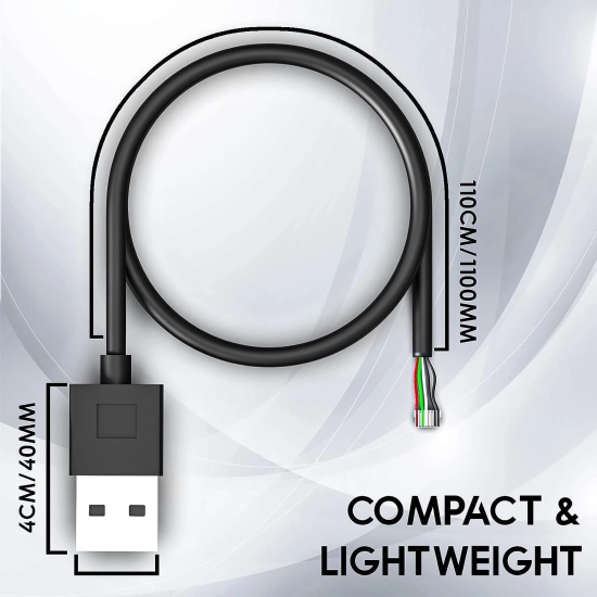 Lapster USB 2.0 Cable For Morpho Devices (5 Pin) 1.25 M - 1 Piece