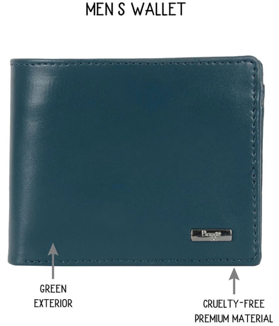 Baggit Green Faux Leather Mens Regular Wallet ( Pack of 1 ) - Green