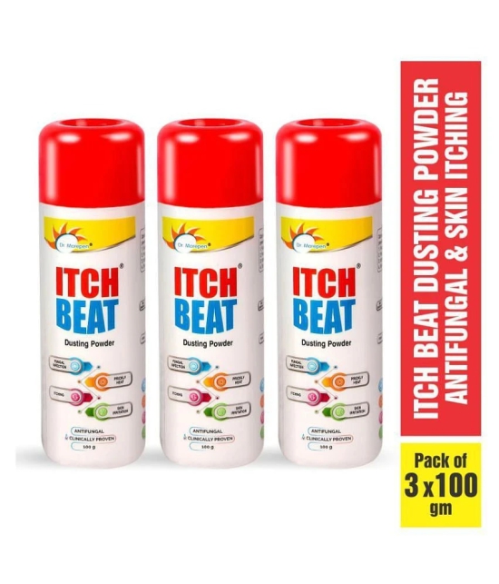 Dr. Morepen Itch Beat Antifungal Dusting Powder For Itching Talc 300 gm Pack of 3