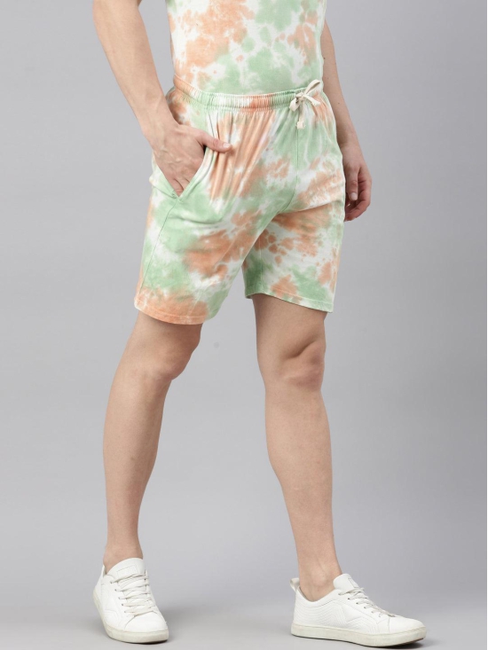 JOVEN MENS TIE-DYE SHORTS(SHORTS ONLY)-L