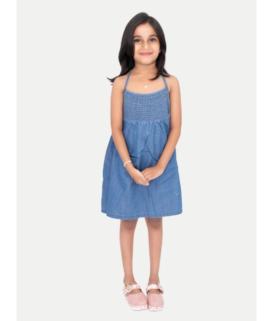 Radprix Blue Cotton Blend Girls Top ( Pack of 1 ) - None