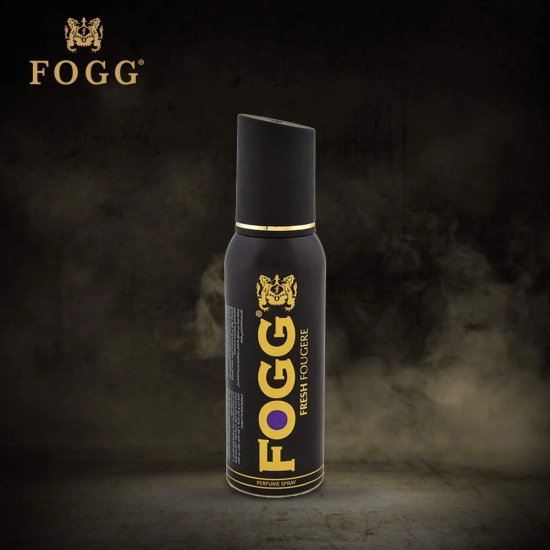 Fogg Fresh Fougere Fragrance Body Spray Black Series For Men, 120Ml