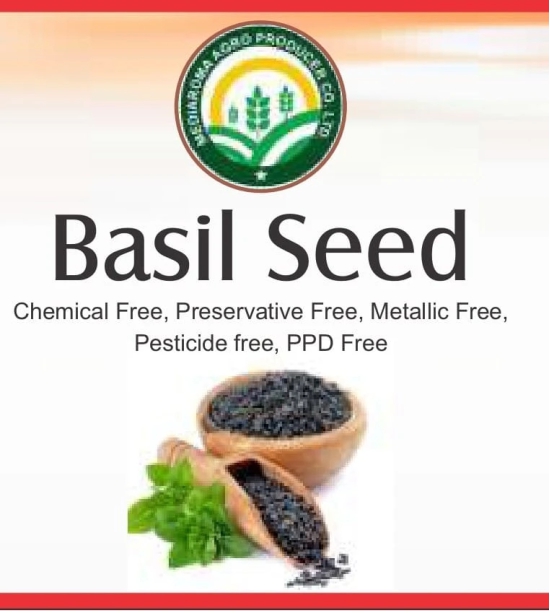 Basil Seeds - Chemical Free , Preservative Free , Metallic Free , Pesticide free , PPD Free