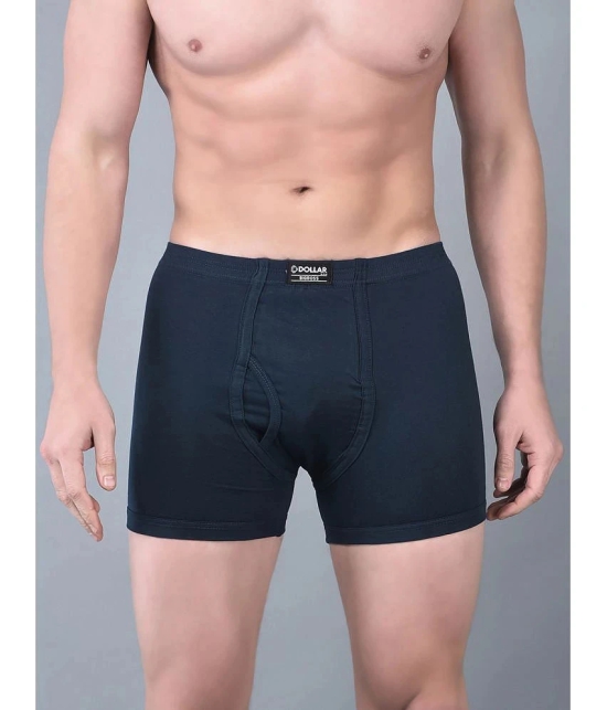 Dollar Bigboss Assorted Solid Cotton Blend Men Trunk (Pack of 2) - None