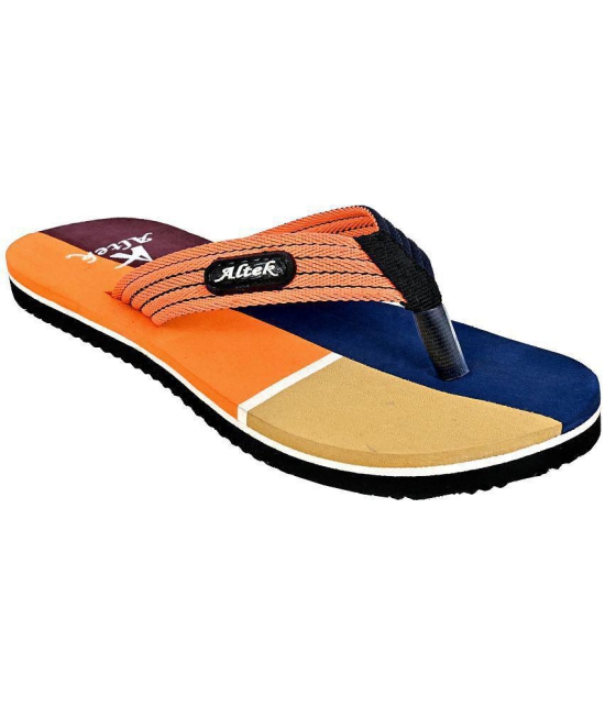 Altek - Navy Mens Thong Flip Flop - None