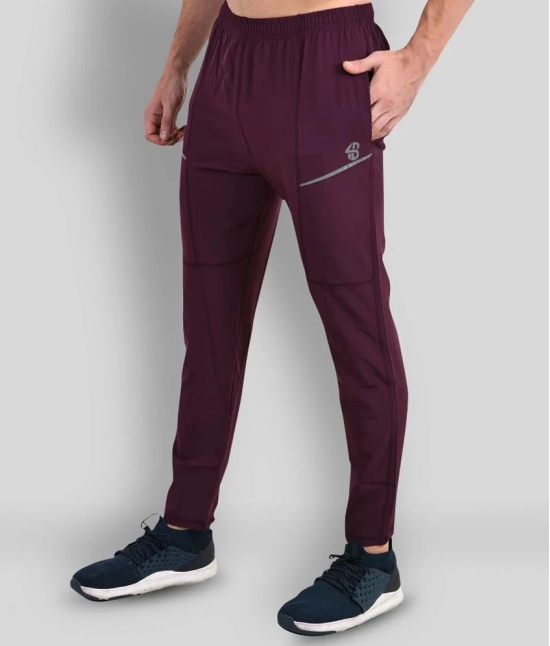 Forbro - Maroon Polyester Mens Trackpants ( Pack of 1 ) - 2XL