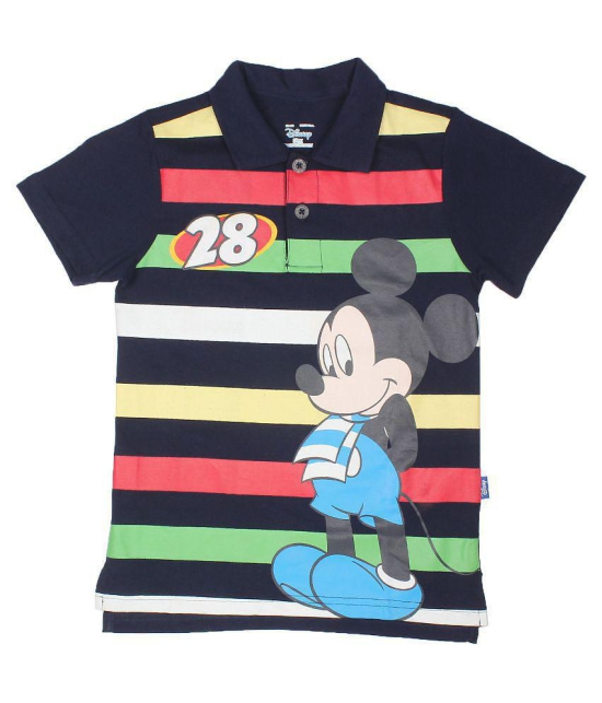 Proteens Boys Navy Disney Printed Round Neck T-Shirts - None
