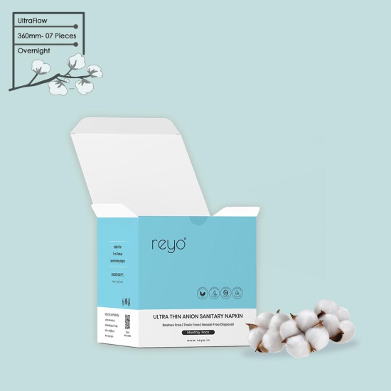 Reyo Anion Sanitary Pads - 07 Pieces | XXL