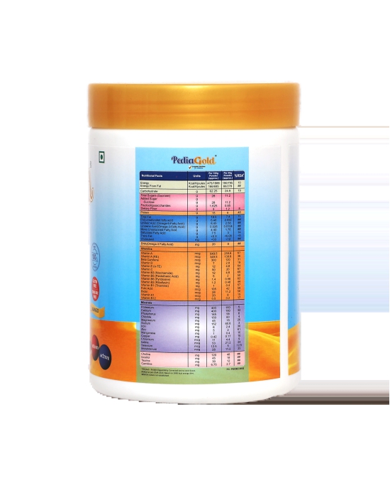 PEDIAGOLD - Complete Nutrition Powder For Children- Premium Mango- 400g Tin