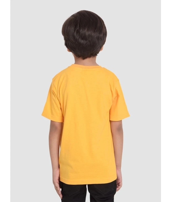 Neo Garments - Yellow Cotton Boys T-Shirt ( Pack of 1 ) - None