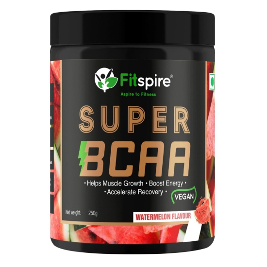 Fitspire Super BCAA Powerful Intra-Workout - 250gm (25 Servings) Watermelon