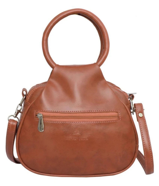 Leather Land - Tan Faux Leather Sling Bag - Tan