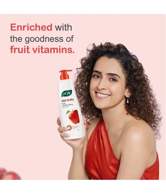 Joy Skin Fruits Moisturizing Body Lotion - Lightweight, Non Sticky & Non Greasy 500ml, (Pack of 1)