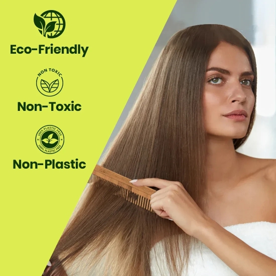 Neem Wood Comb (Anti-Dandruff & Anti-Hair Fall Comb)